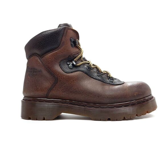 Dr. Martens 8280 Vintage Brown Leather Ankle Trail Hiking Boots Mens 9 Gorpcore - Picture 2 of 11